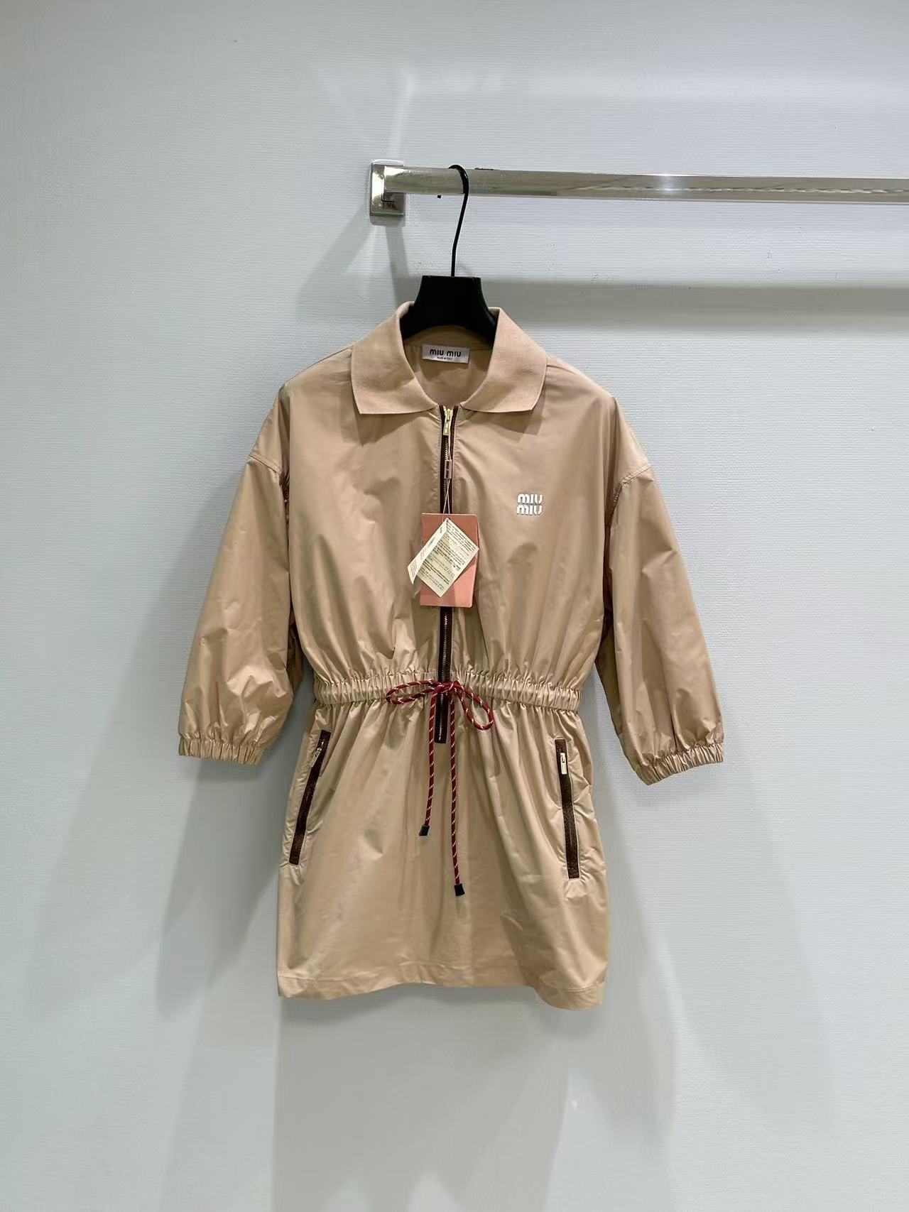 MIUMIU テクニカルファブリック ドレス