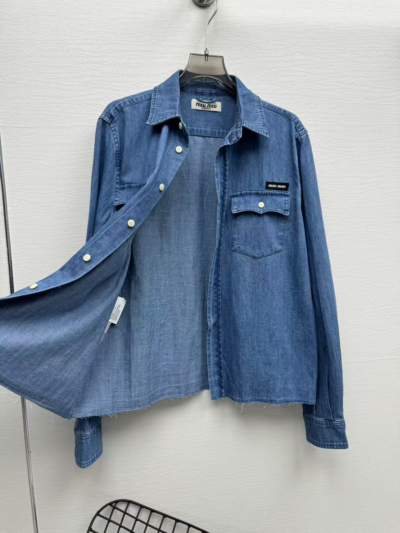 MIUMIU シャンブレー シャツ