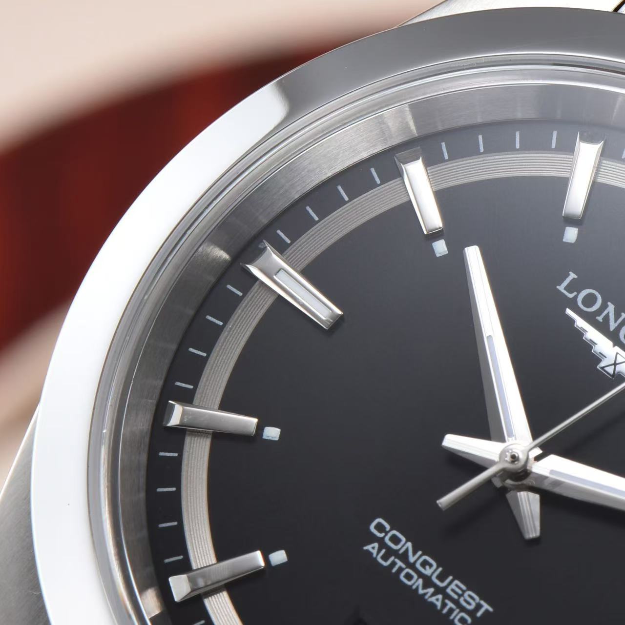 LONGINES  ロンジン  コンクエスト, L3.830.4.52.6, 自動巻 ウォッチ, Ø 41.00 mm, ステンレススティール.