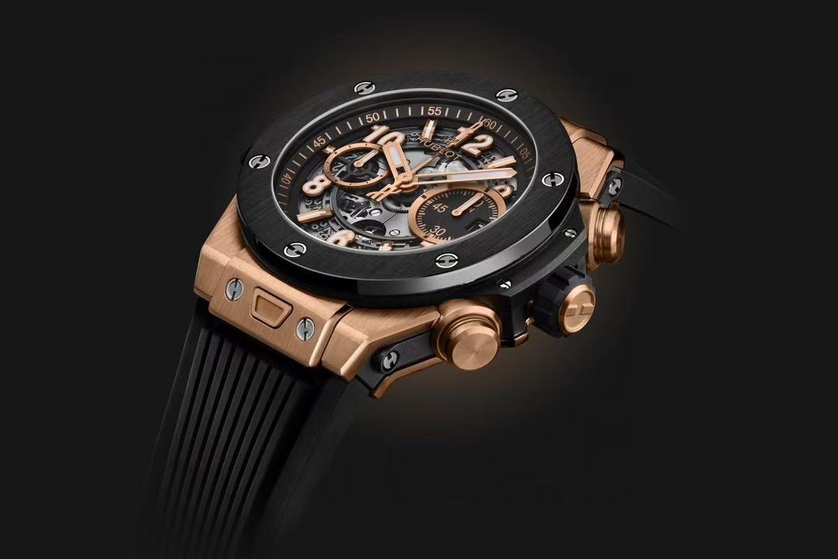  HUBLOT ウブロ ウニコ キングゴールドセラミック