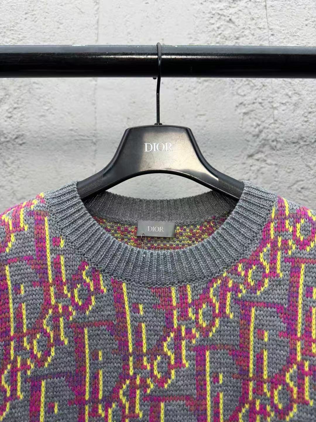 DIOR セーター ディオール オブリーク バージンウール ジャカード