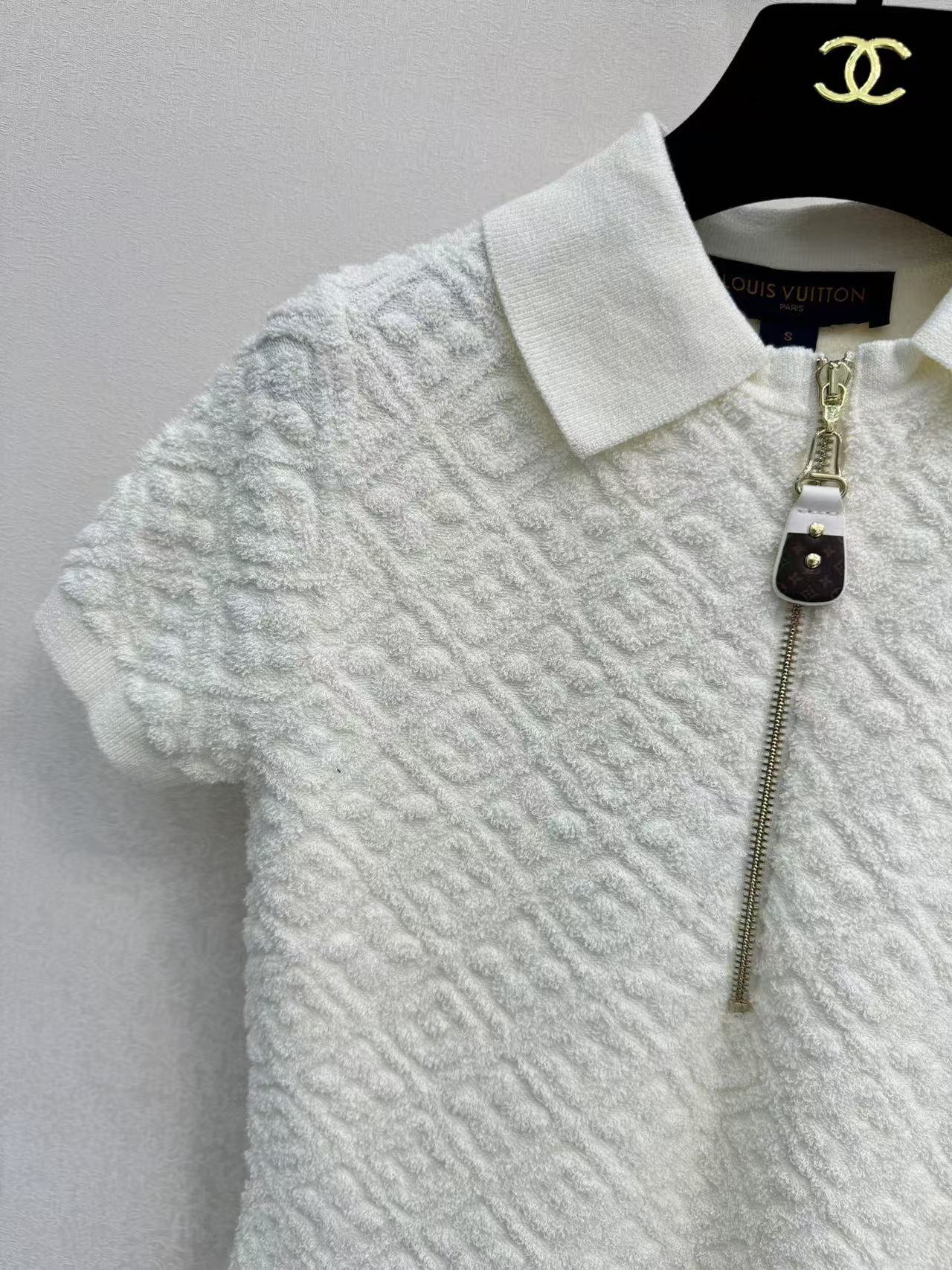 Louis vuitton モノグラム フラワー タウアリング ポロドレス