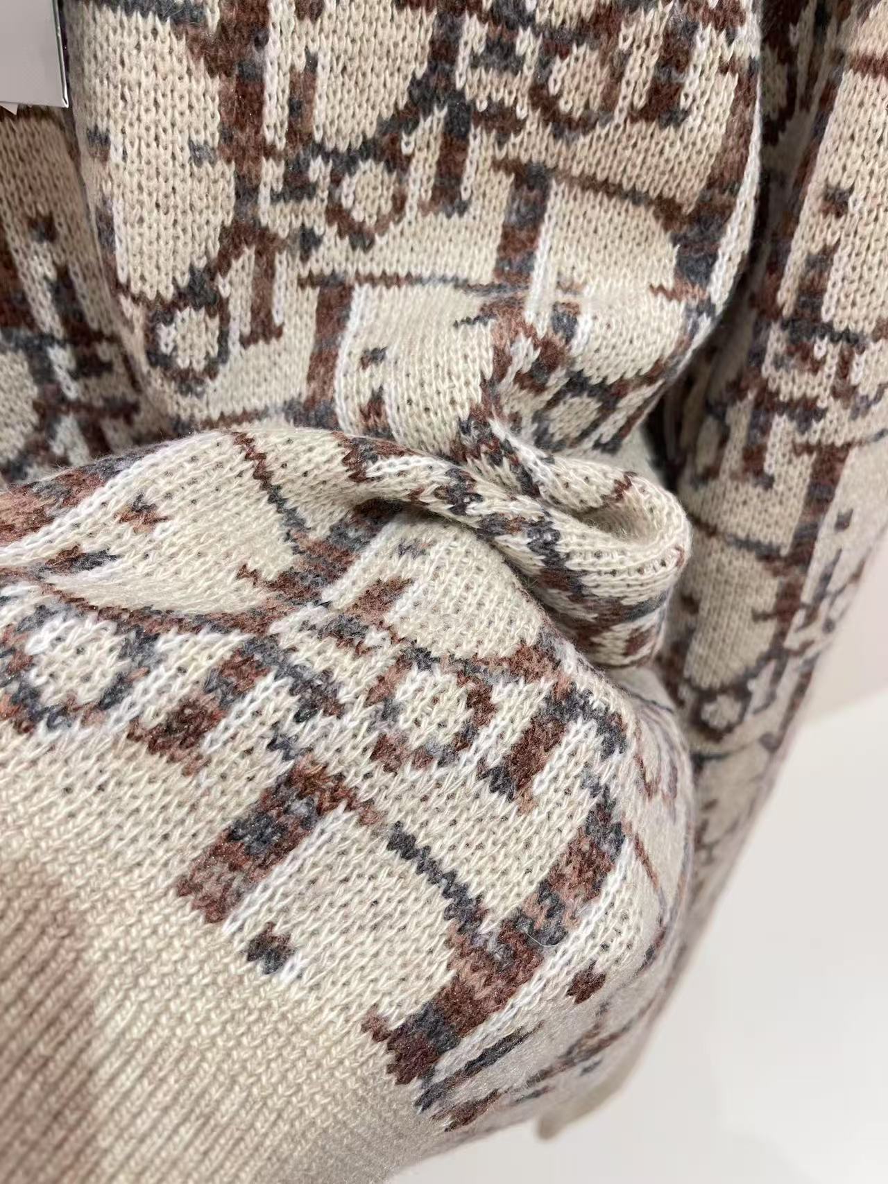 DIOR セーター ディオール オブリーク バージンウールジャカード