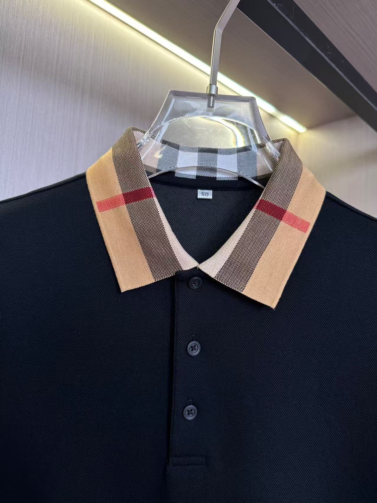 Burberry コットンポロシャツ