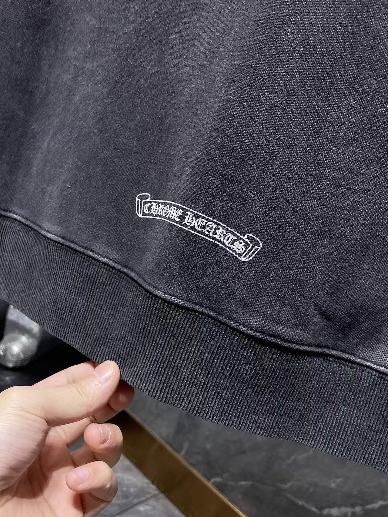 クロムハーツ Chrome Hearts　長袖カットソー(ブラック)