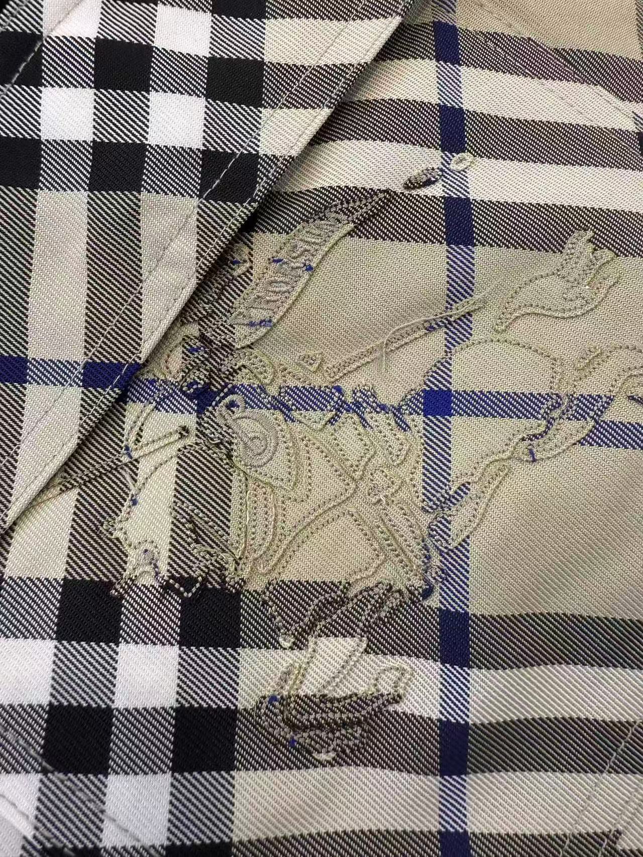 Burberry チェック シルクショーツ