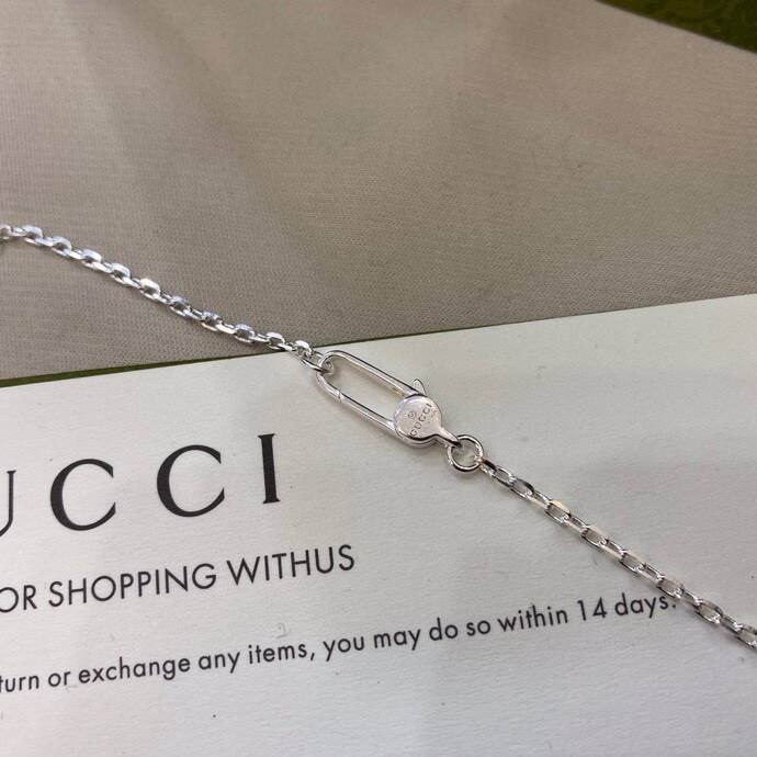 GUCCI ネックレス シルバー ユニセックス