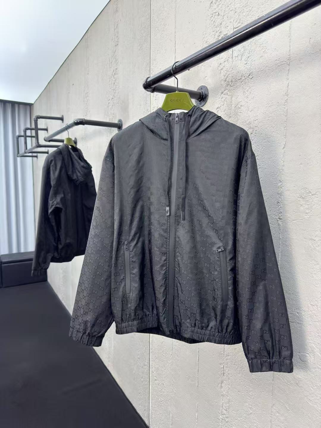 GUCCI ライトウェイト GGナイロン ジャカード ジャケット
