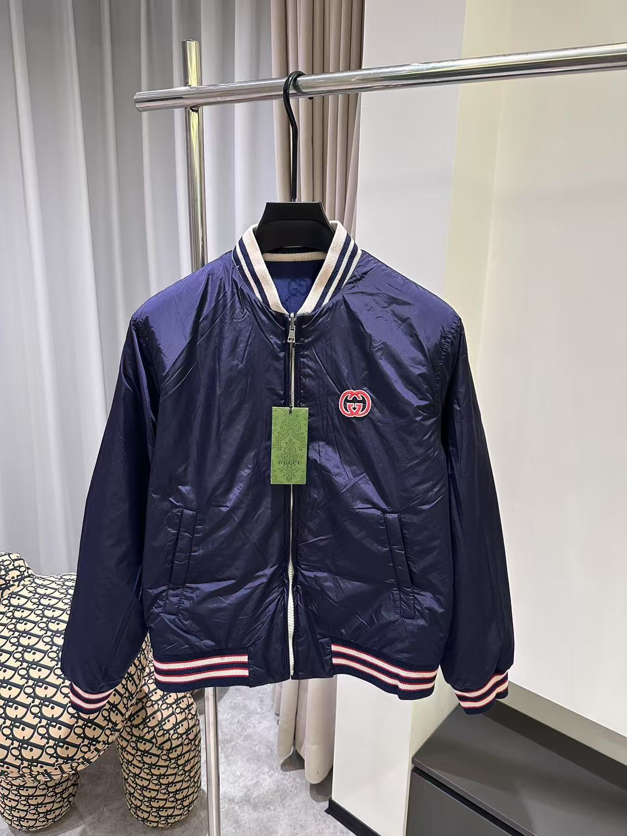 GUCCI リバーシブル ナイロンキャンバス ジャケット