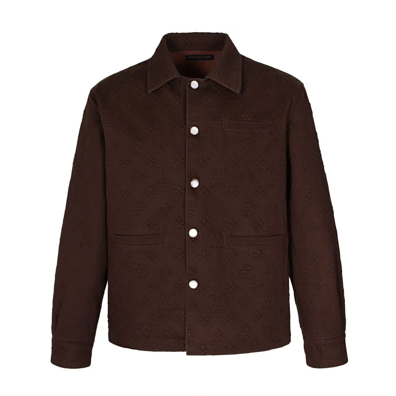 Louis vuitton モノグラムエンボスド オーバーシャツ