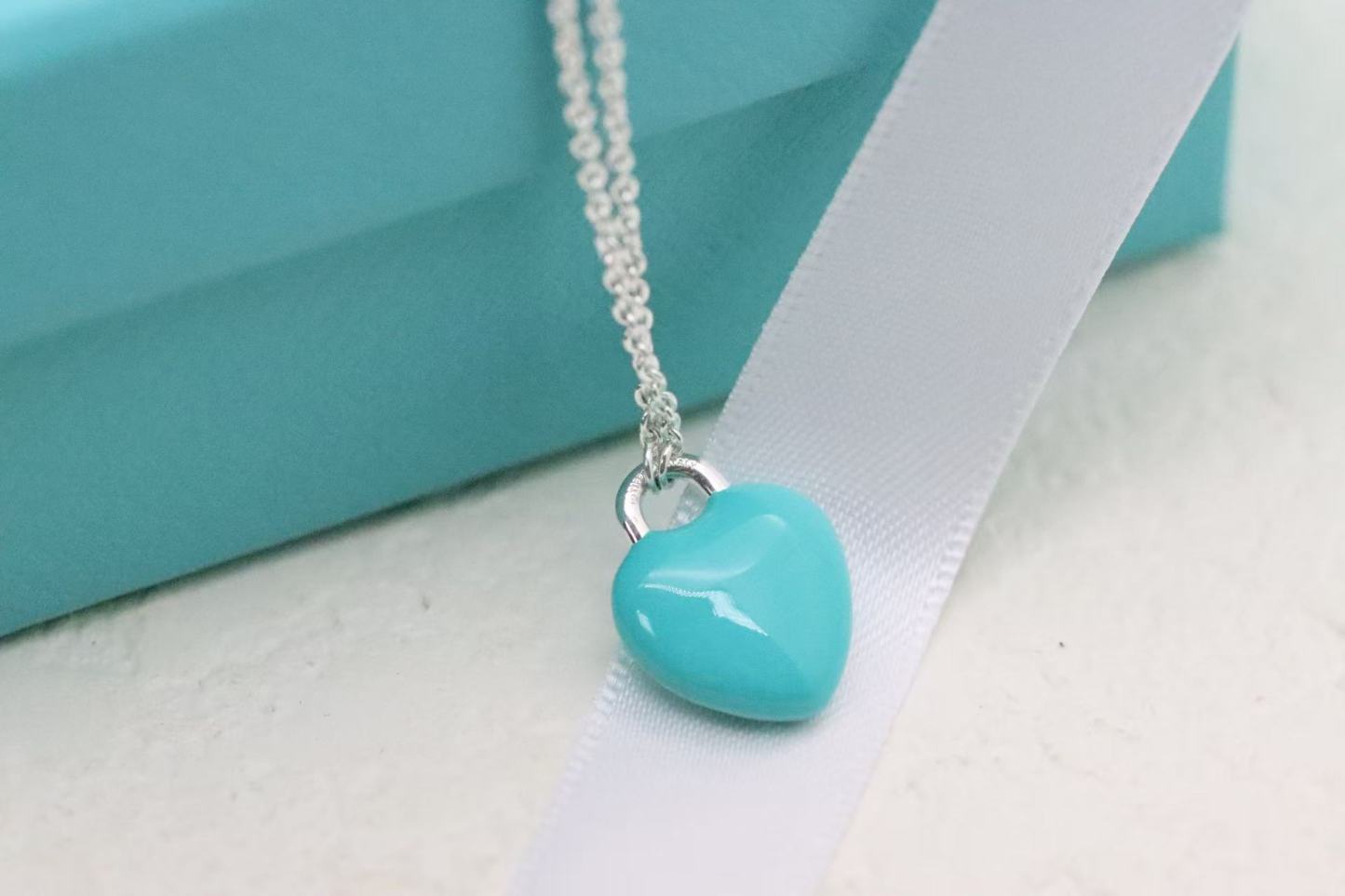 リターン トゥ ティファニー™ フルハート ブレスレット スターリングシルバーにティファニー ブルーのエナメル仕上げ