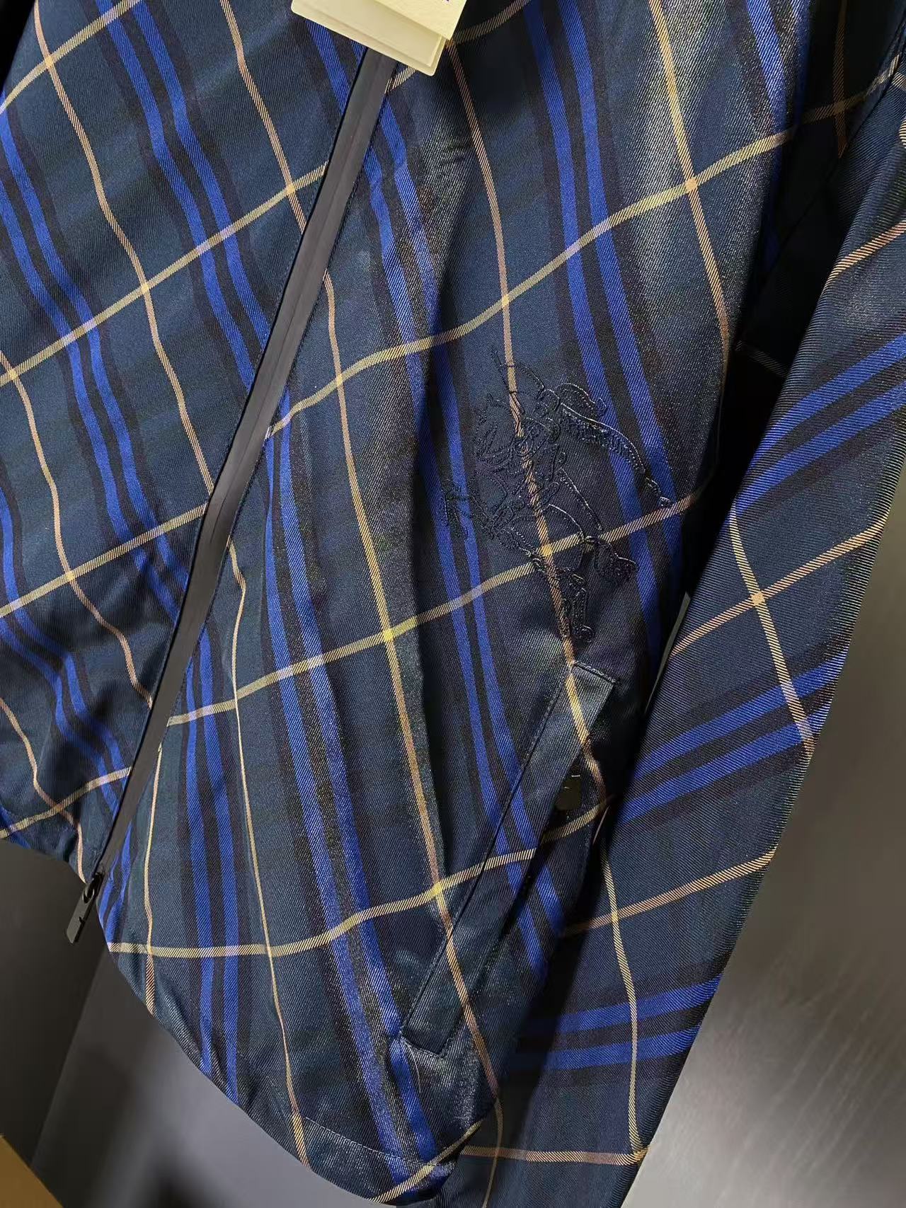 Burberry チェック ツイルジャケット