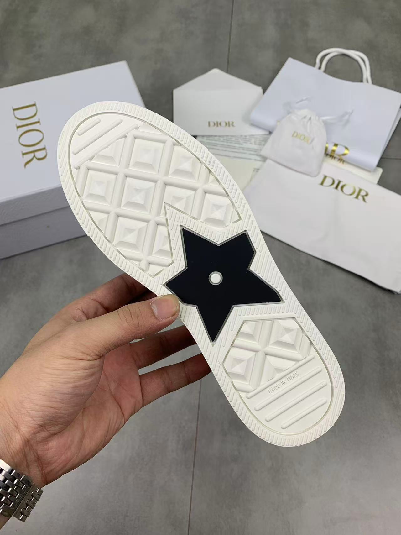 Walk'n'Dior スニーカー ディオール オブリーク エンブロイダリー コットン