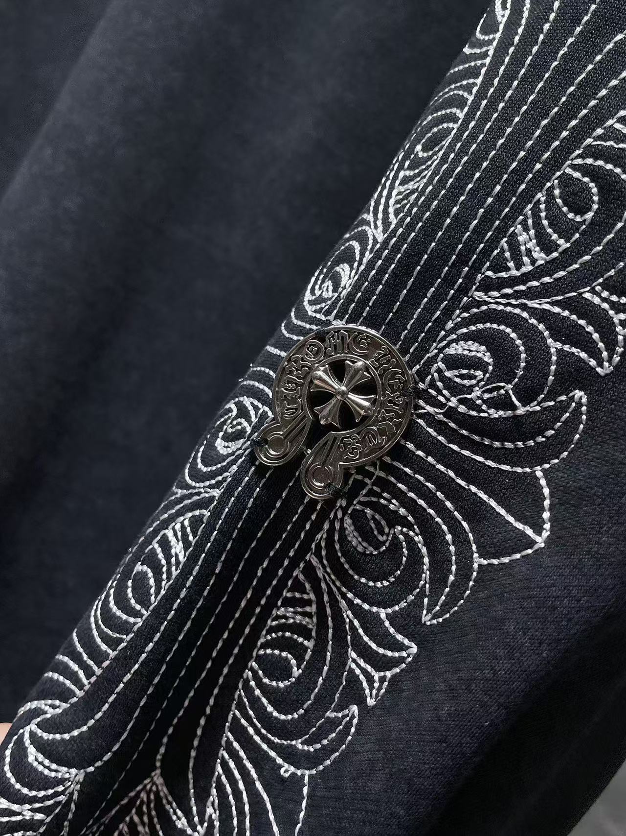 クロムハーツ Chrome Hearts　長袖カットソー(ブラック)