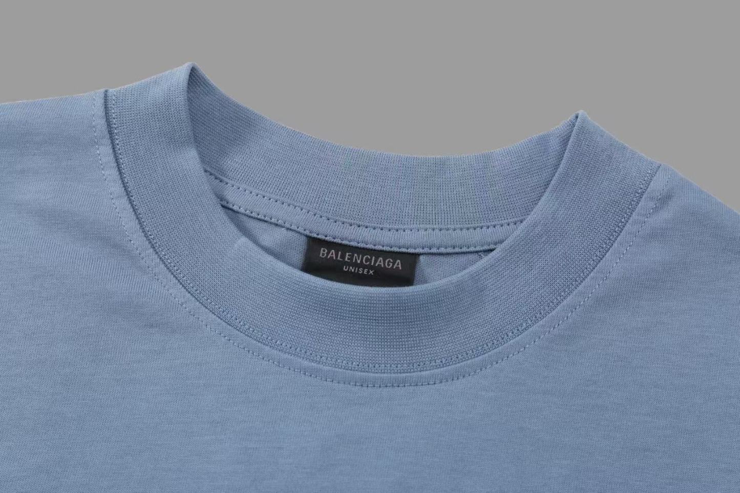Balenciaga グレーブルー の メンズ TAPED BALENCIAGA BACK Tシャツ ミディアムフィット