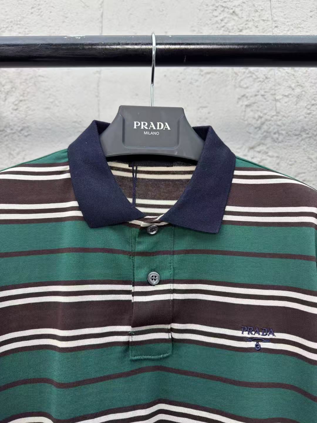 Prada コットン ポロシャツ