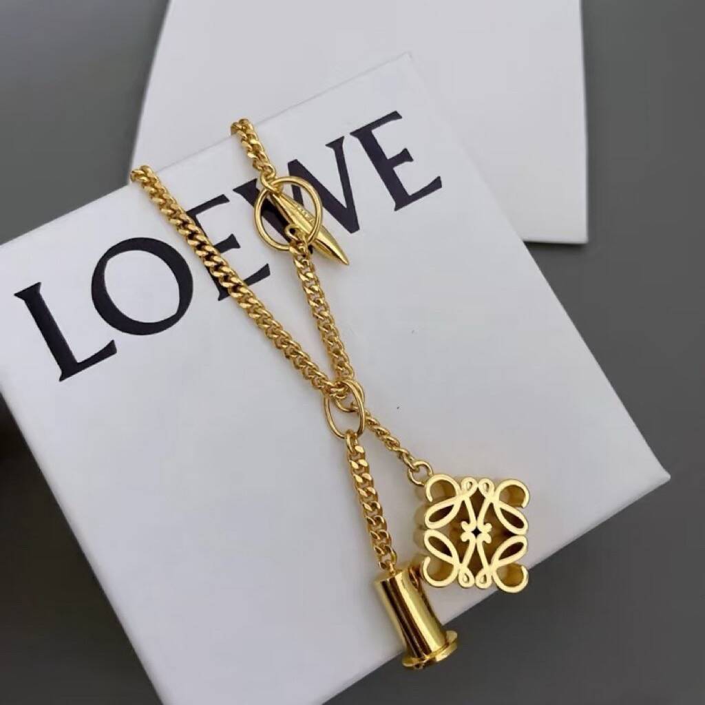 【LOEWE 】ロゴ アナグラム チェーン ネックレス