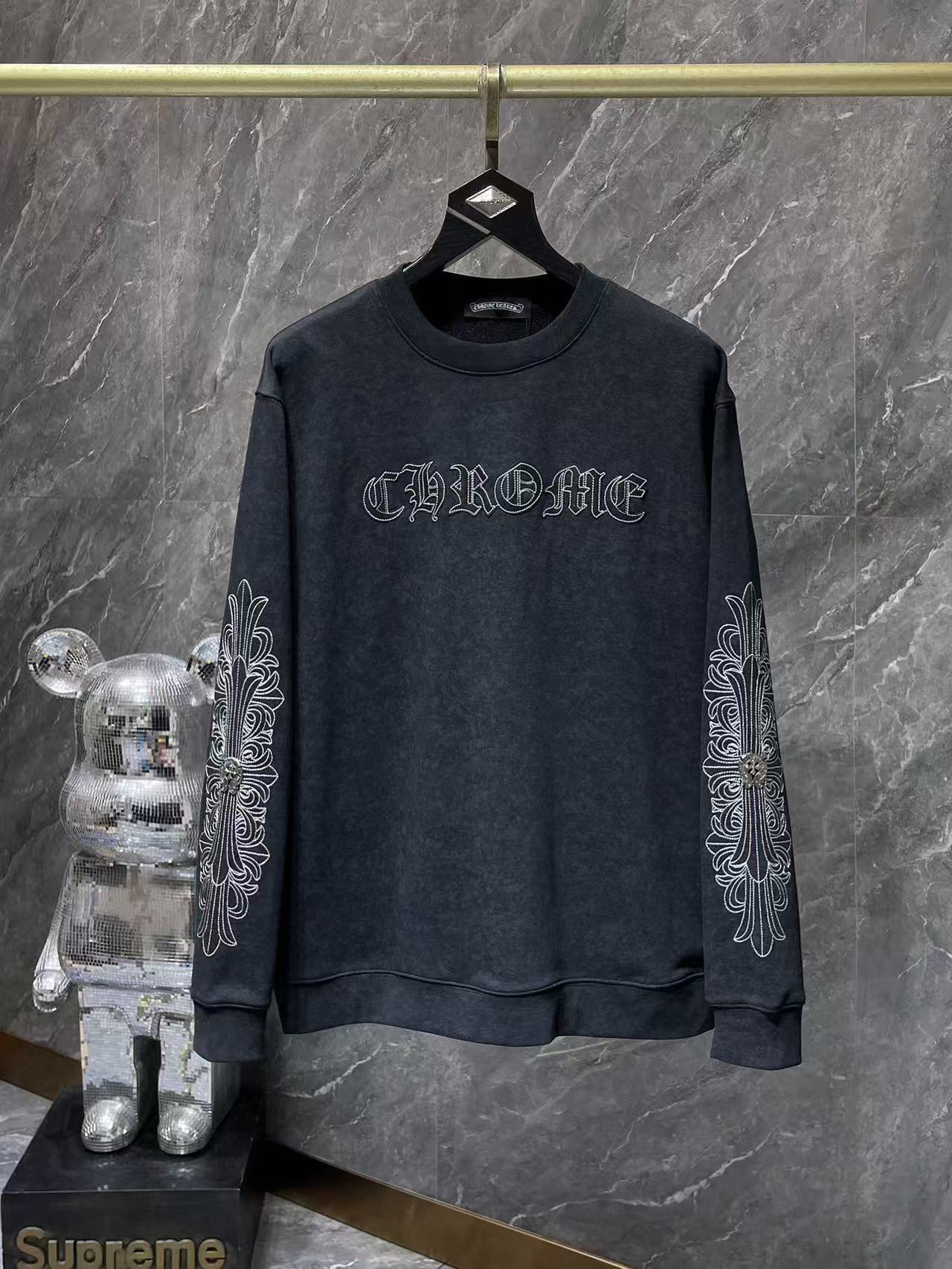 クロムハーツ Chrome Hearts　長袖カットソー(ブラック)