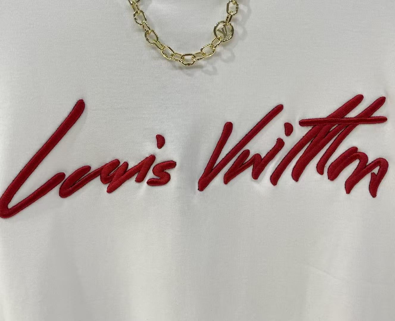 Louis vuitton カーシブ シグネチャー クロップトップ