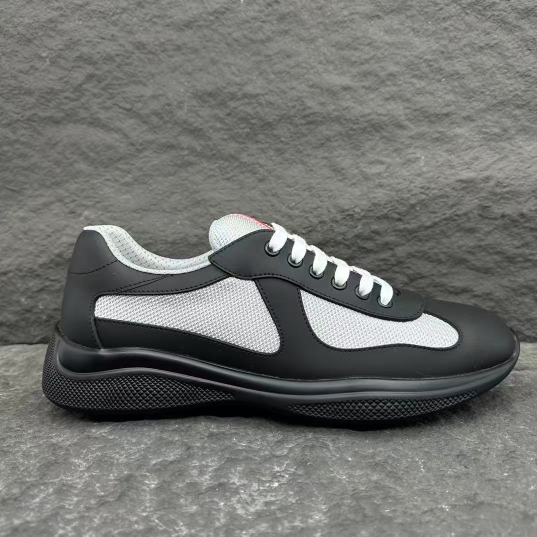 Prada プラダ アメリカズカップ ソフトラバーxバイクファブリック スニーカー