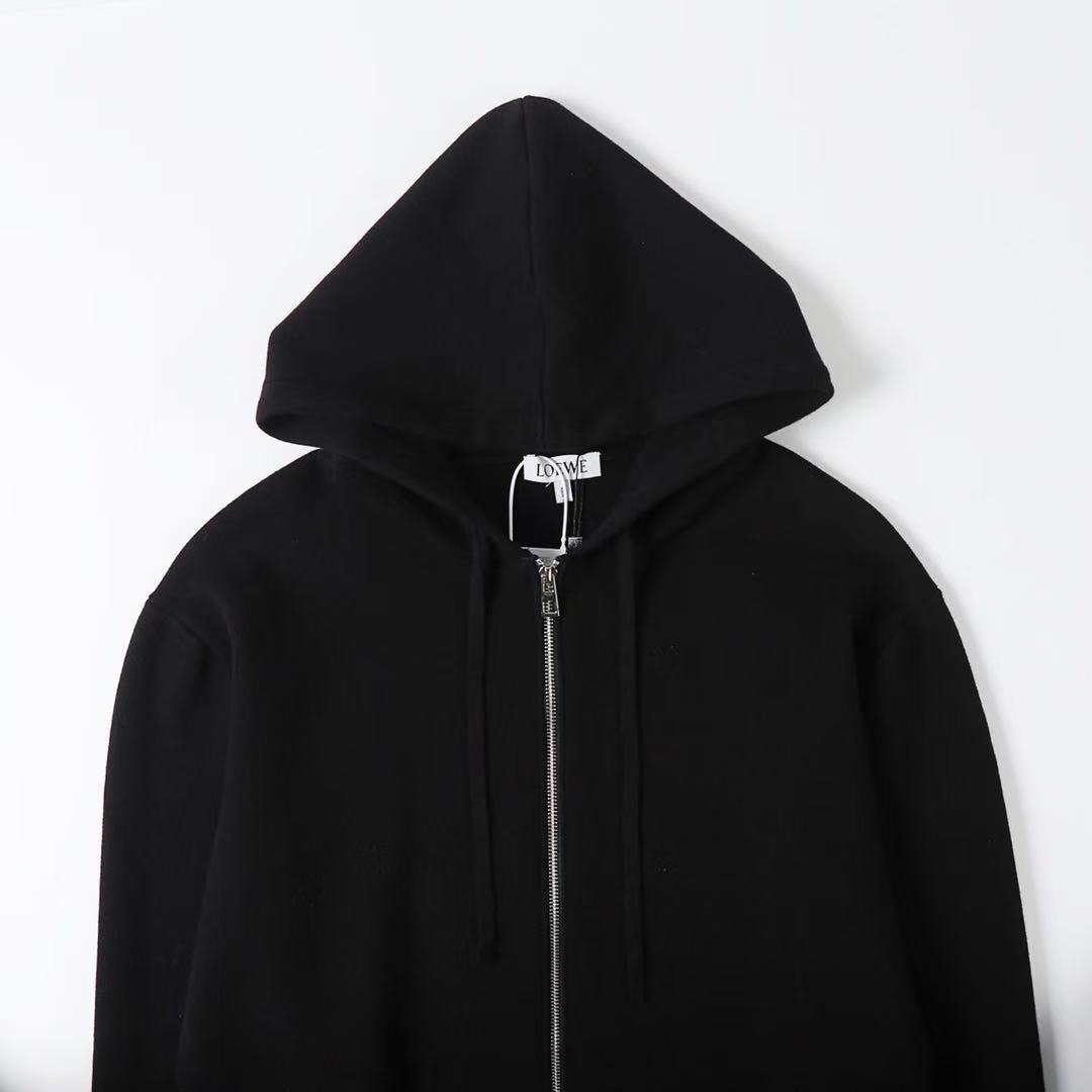 Loewe アナグラム ジップアップ フーディー（ウール）