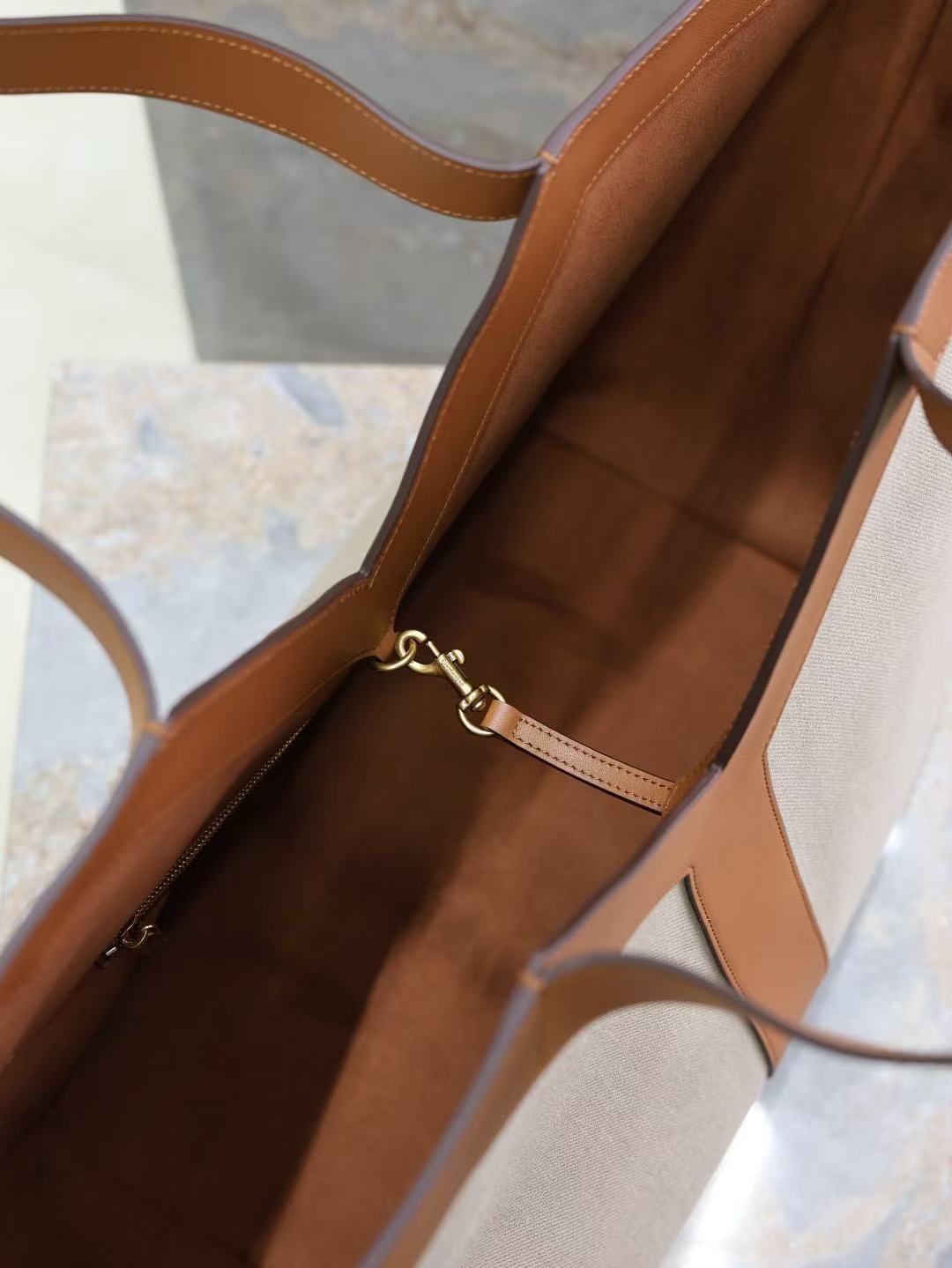 Saint Laurent サンローラン トート（キャンバス&レザー）