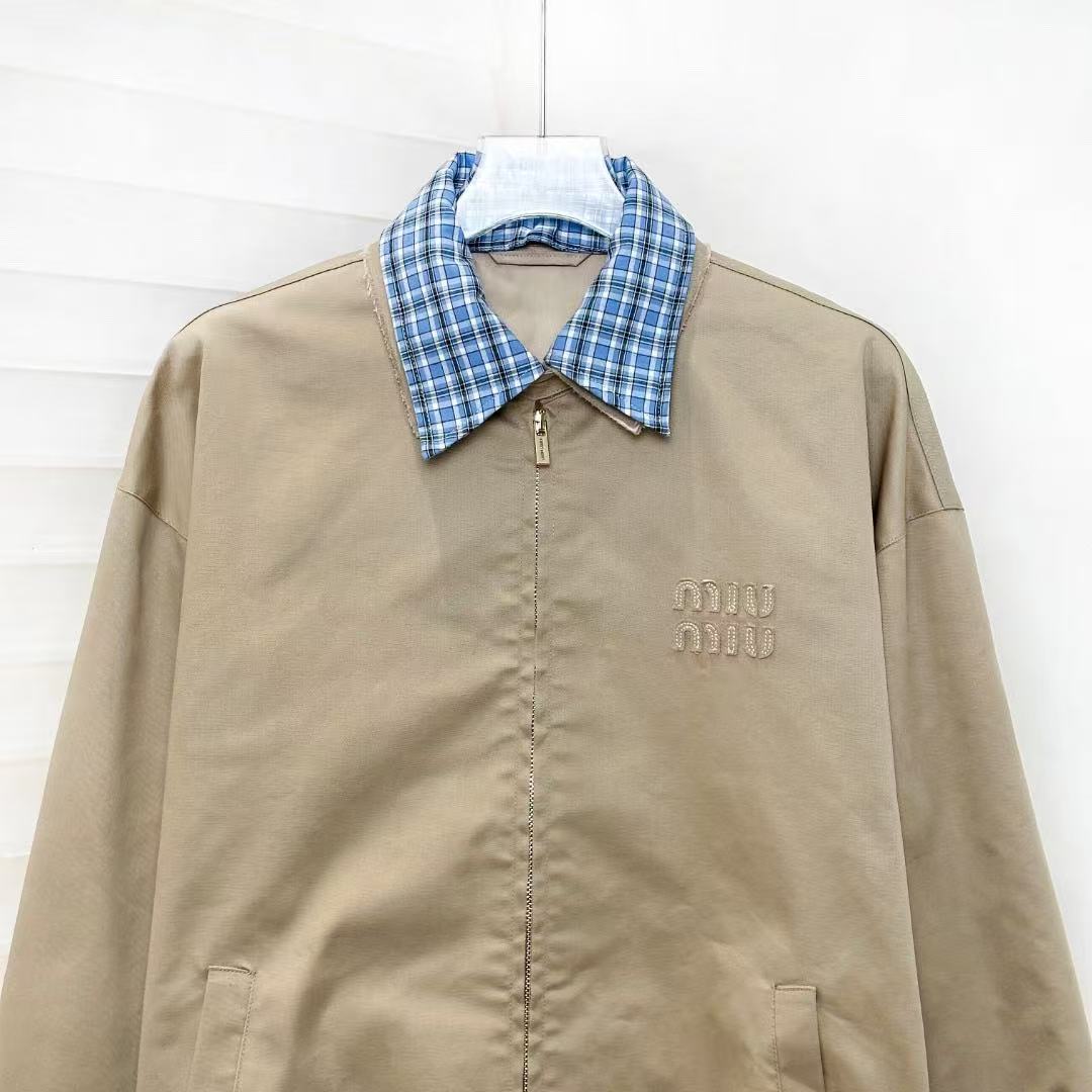 MIUMIU チノ ブルゾンジャケット