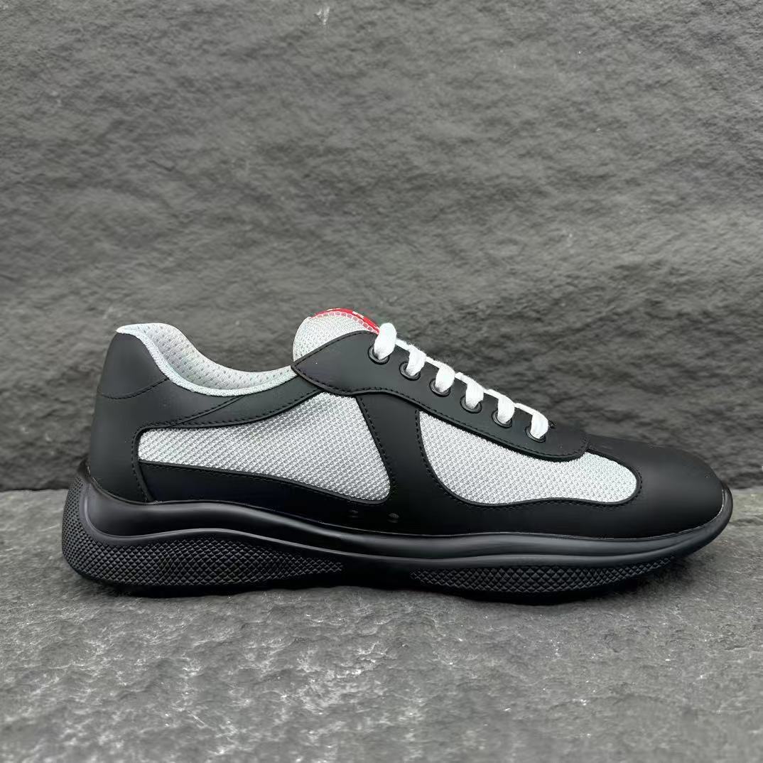 Prada プラダ アメリカズカップ ソフトラバーxバイクファブリック スニーカー