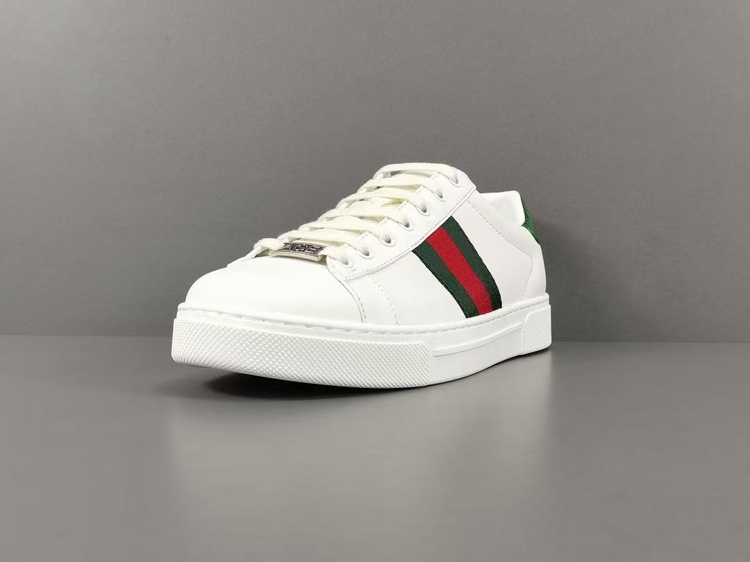 GUCCI 〔エース〕ウェブ ストライプ メンズ スニーカー