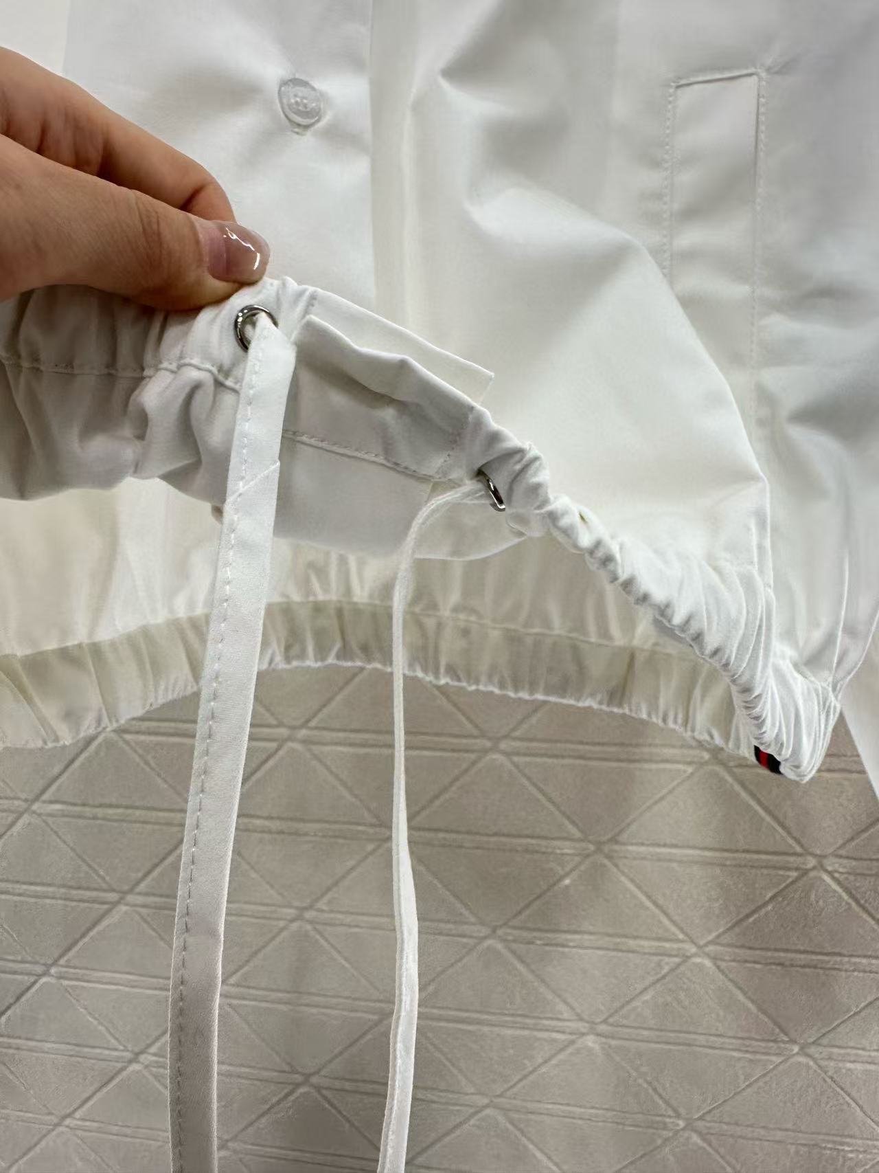 GUCCI ドローストリング コットンポプリン シャツ