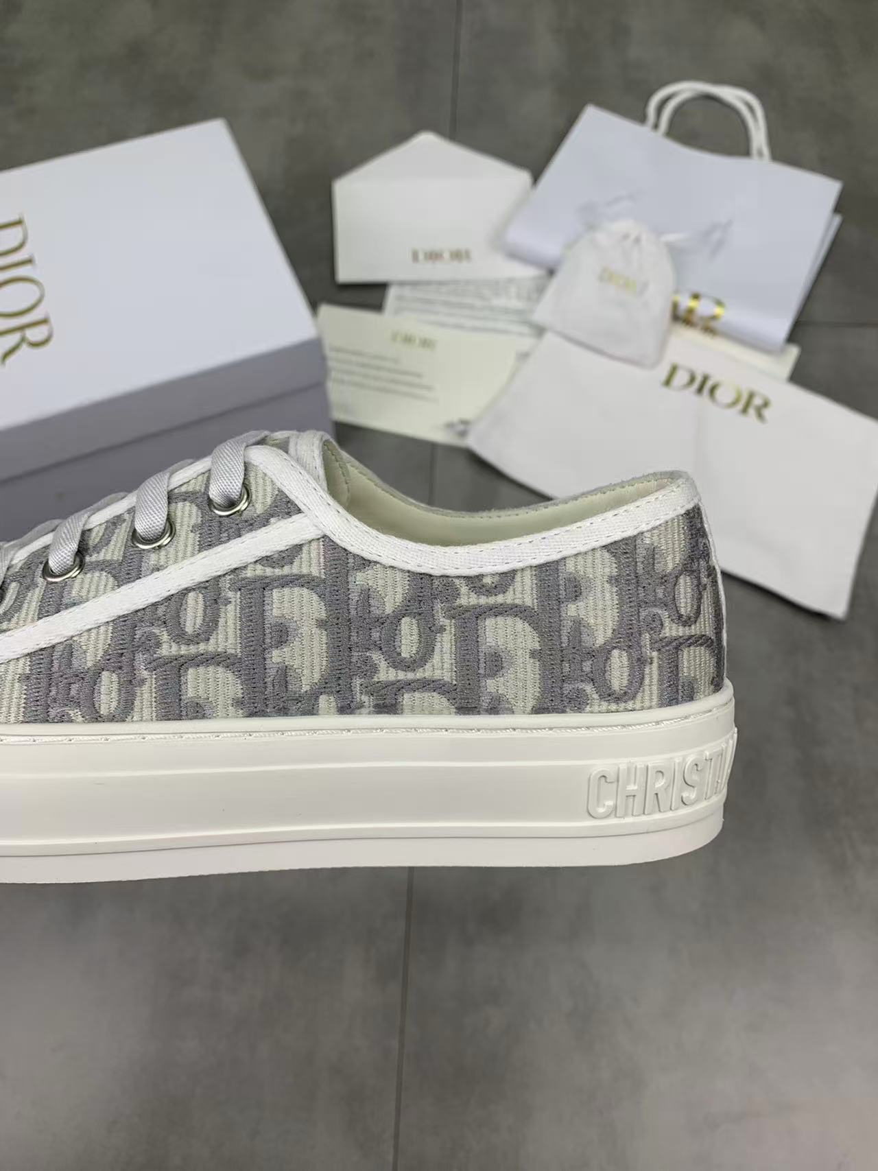 Walk'n'Dior スニーカー ディオール オブリーク エンブロイダリー コットン