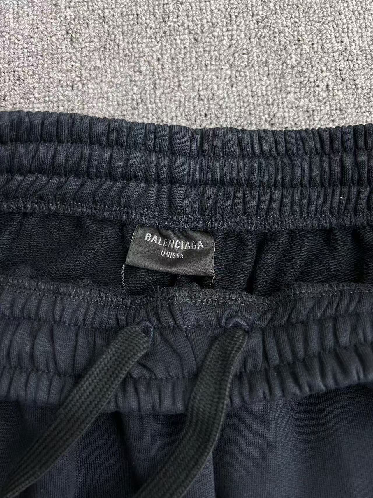 Balenciaga ブラック の メンズ BALENCIAGA I SCHOLL BAGGY スウェットパンツ