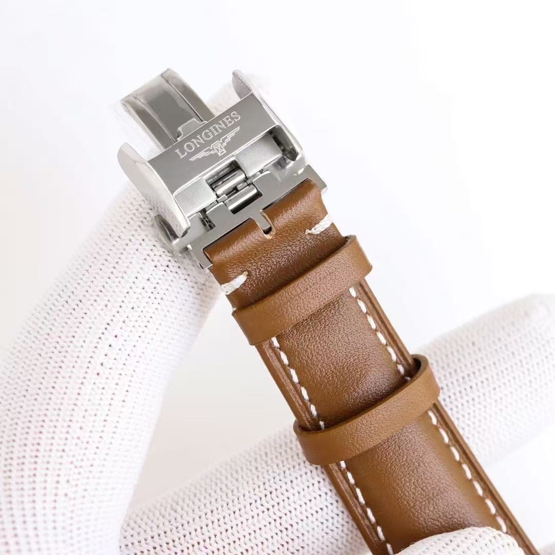 LONGINES  ロンジン  SPIRIT ZULU TIME, L3.812.4.63.2, 自動巻 ウォッチ, Ø 42.00 mm, ステンレススティールとセラミック.