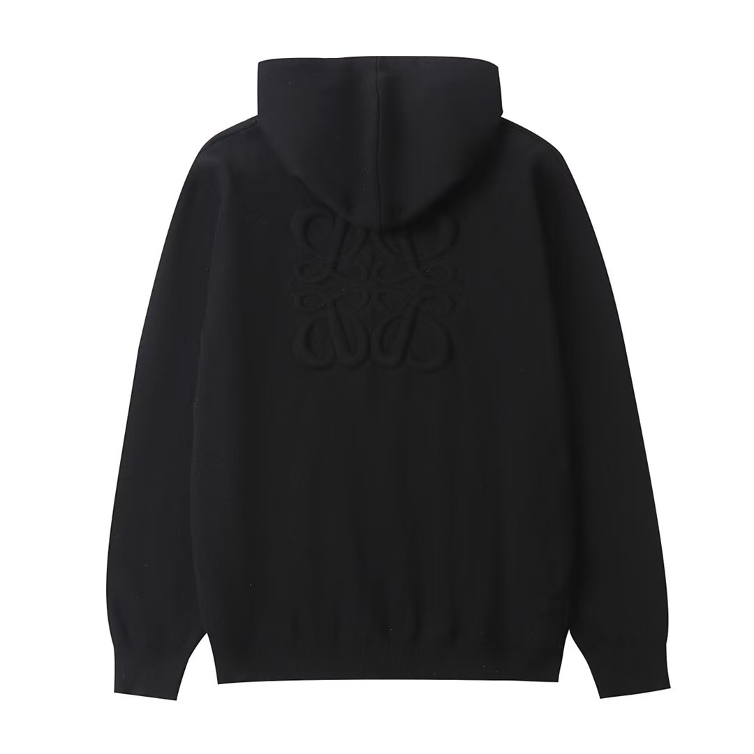 Loewe アナグラム ジップアップ フーディー（ウール）