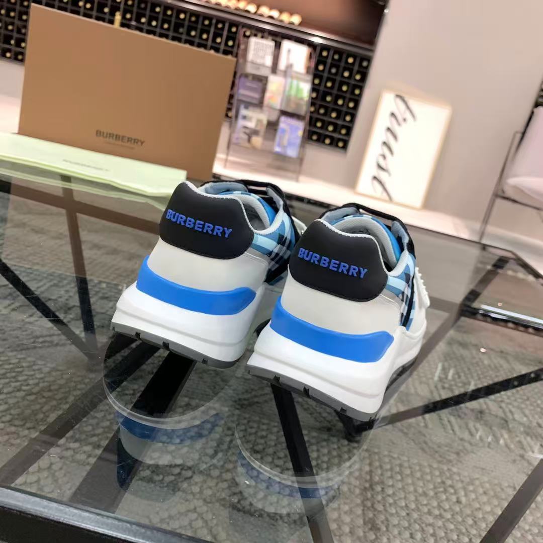 Burberry チェック ナイロンスニーカー