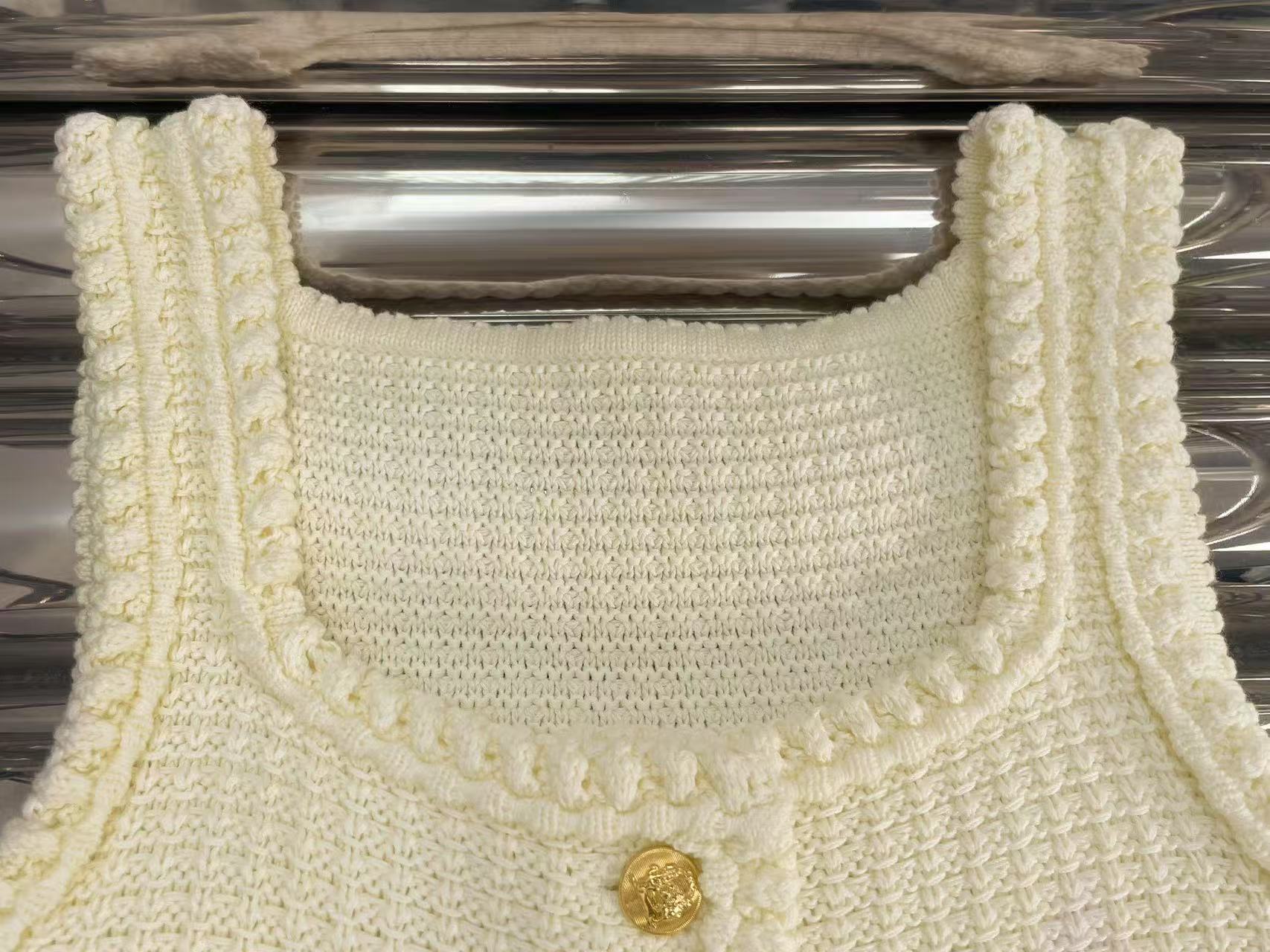 CELINE ミニエプロンドレス / コットン