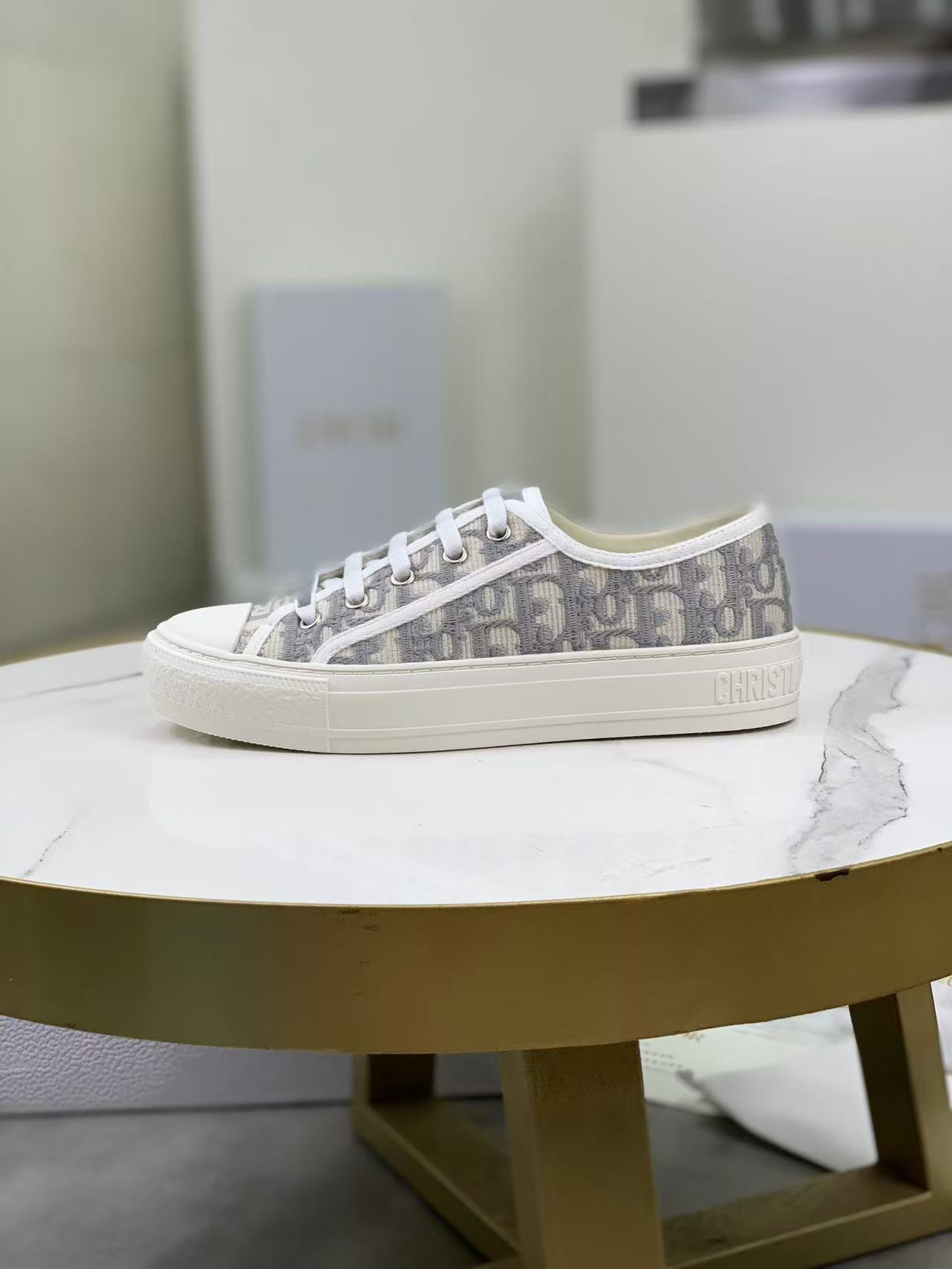 Walk'n'Dior スニーカー ディオール オブリーク エンブロイダリー コットン