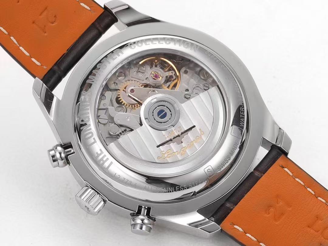 LONGINES MASTER COLLECTION CHRONO MOONPHASE, L2.773.4.78.3, 自動巻 ウォッチ, Ø 42.00 mm, ステンレススティール. 