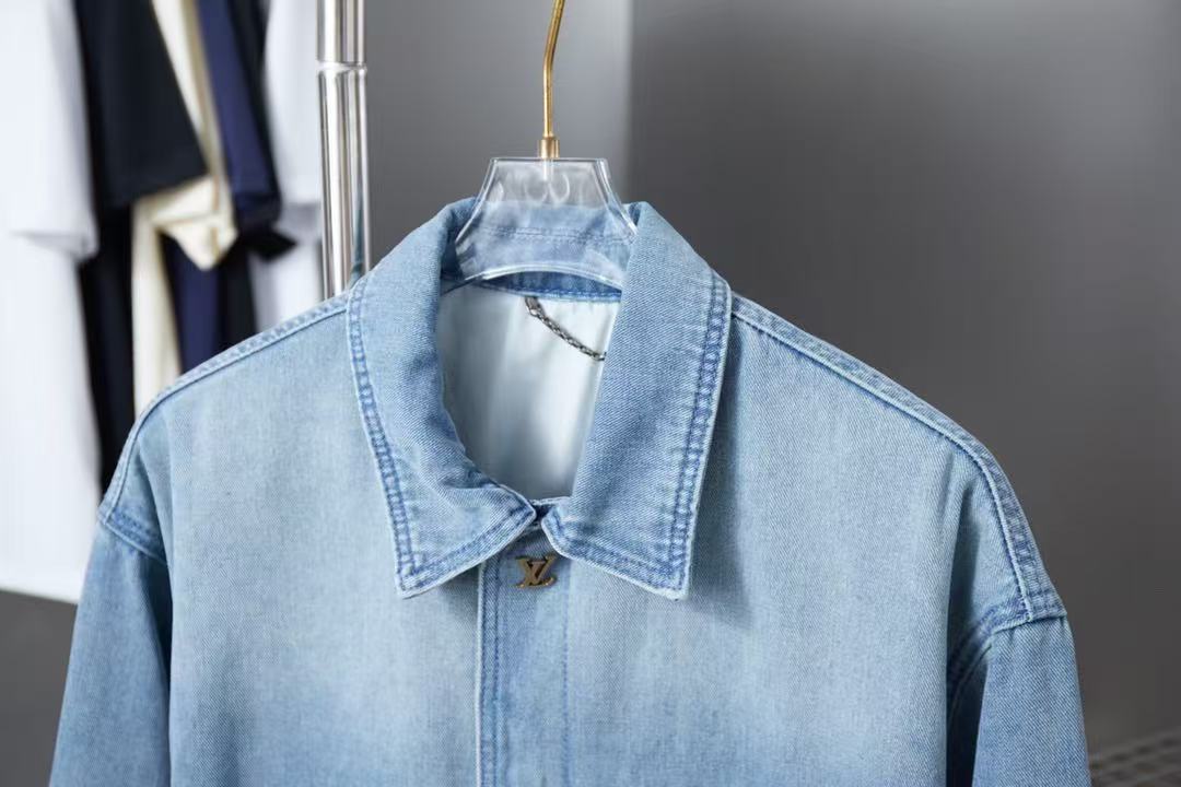 Louis vuitton アップサイクルデニム キャンバスジャケット