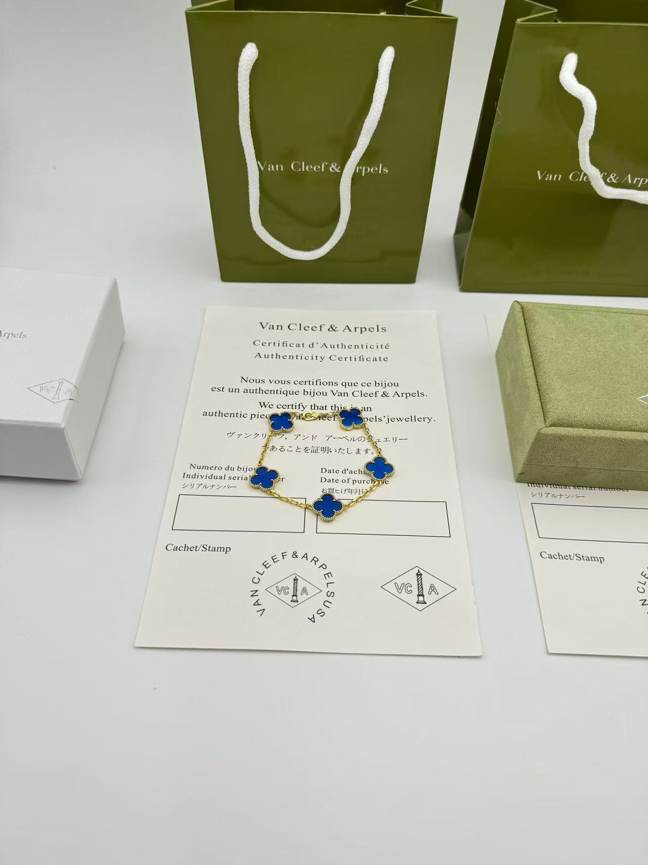 ヴィンテージ アルハンブラ ブレスレット、5モチーフ