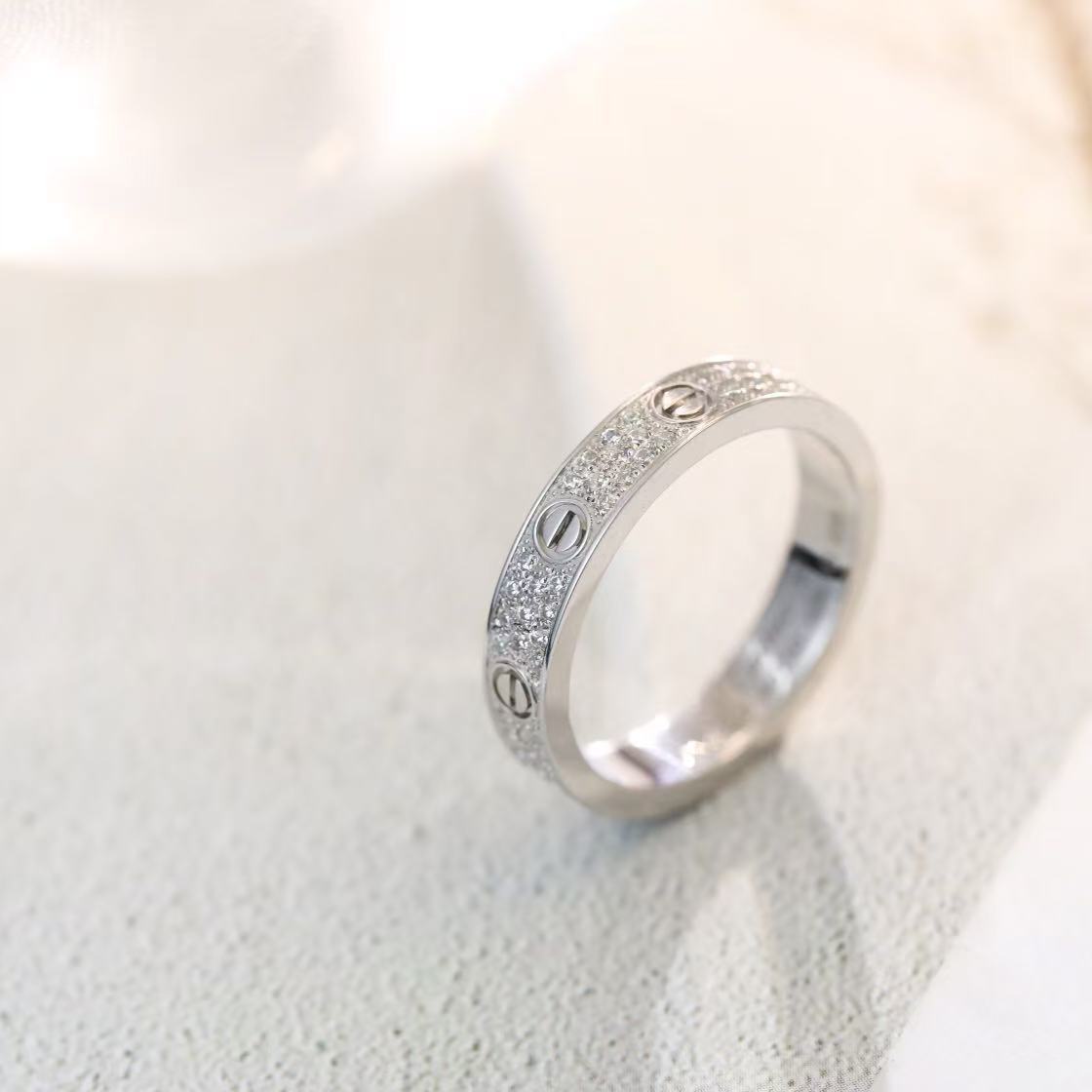 Love リング、スモールモデル、パヴェ