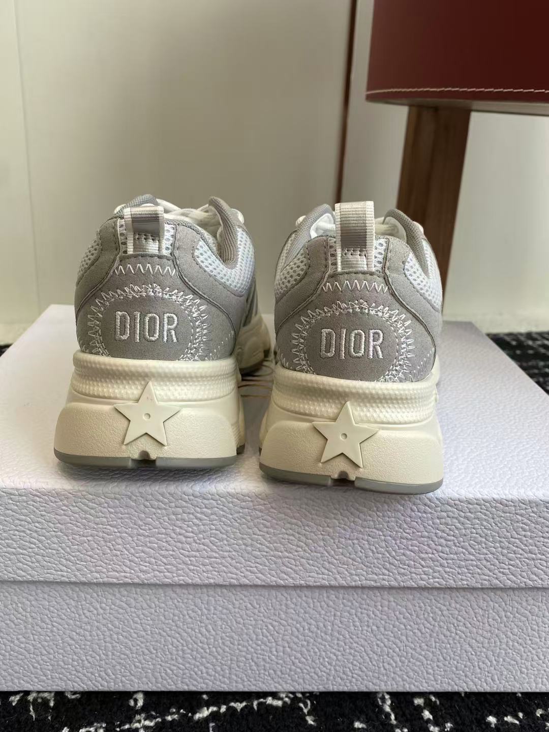 Dior Chrono スニーカー メッシュ & スエードカーフスキン