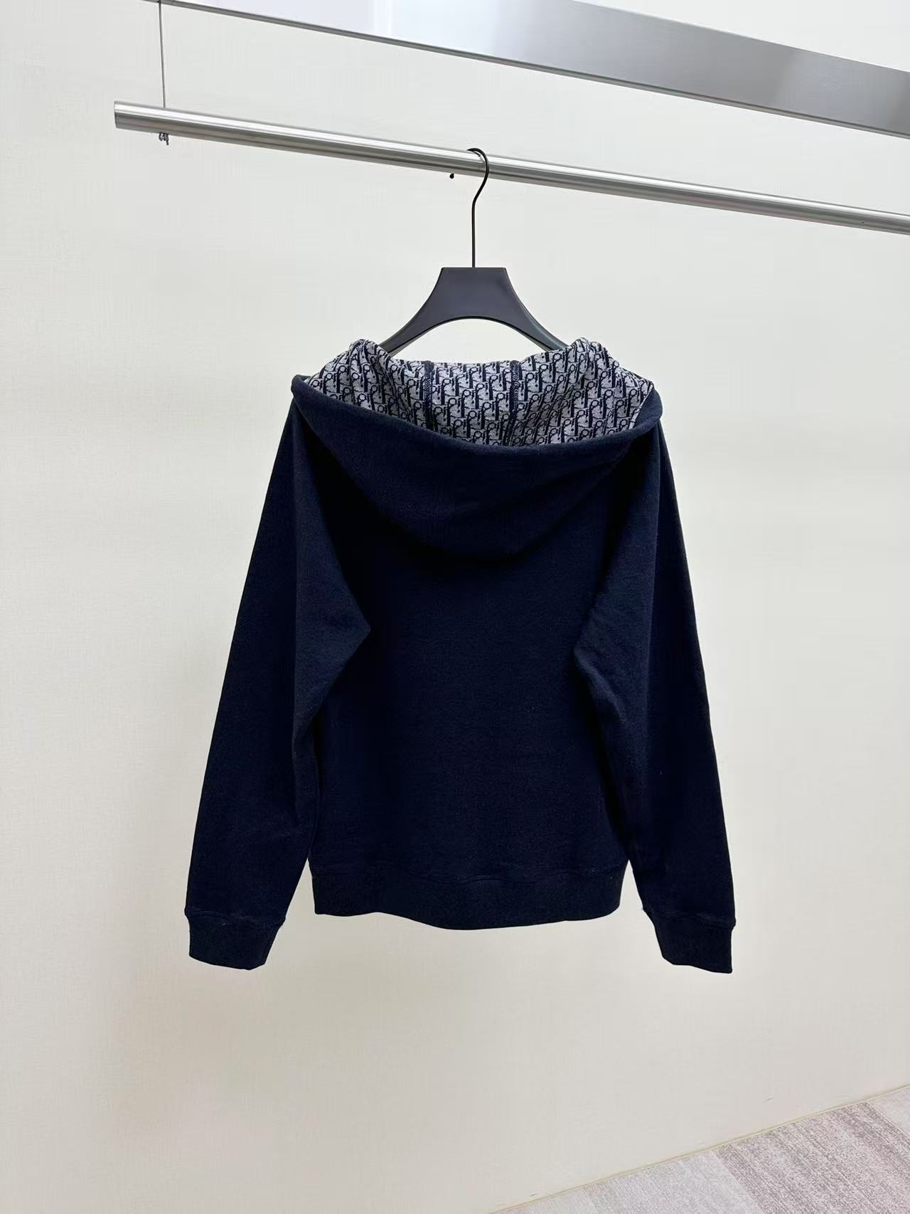 DIOR フード付き トラックジャケット コットン & カシミヤニット