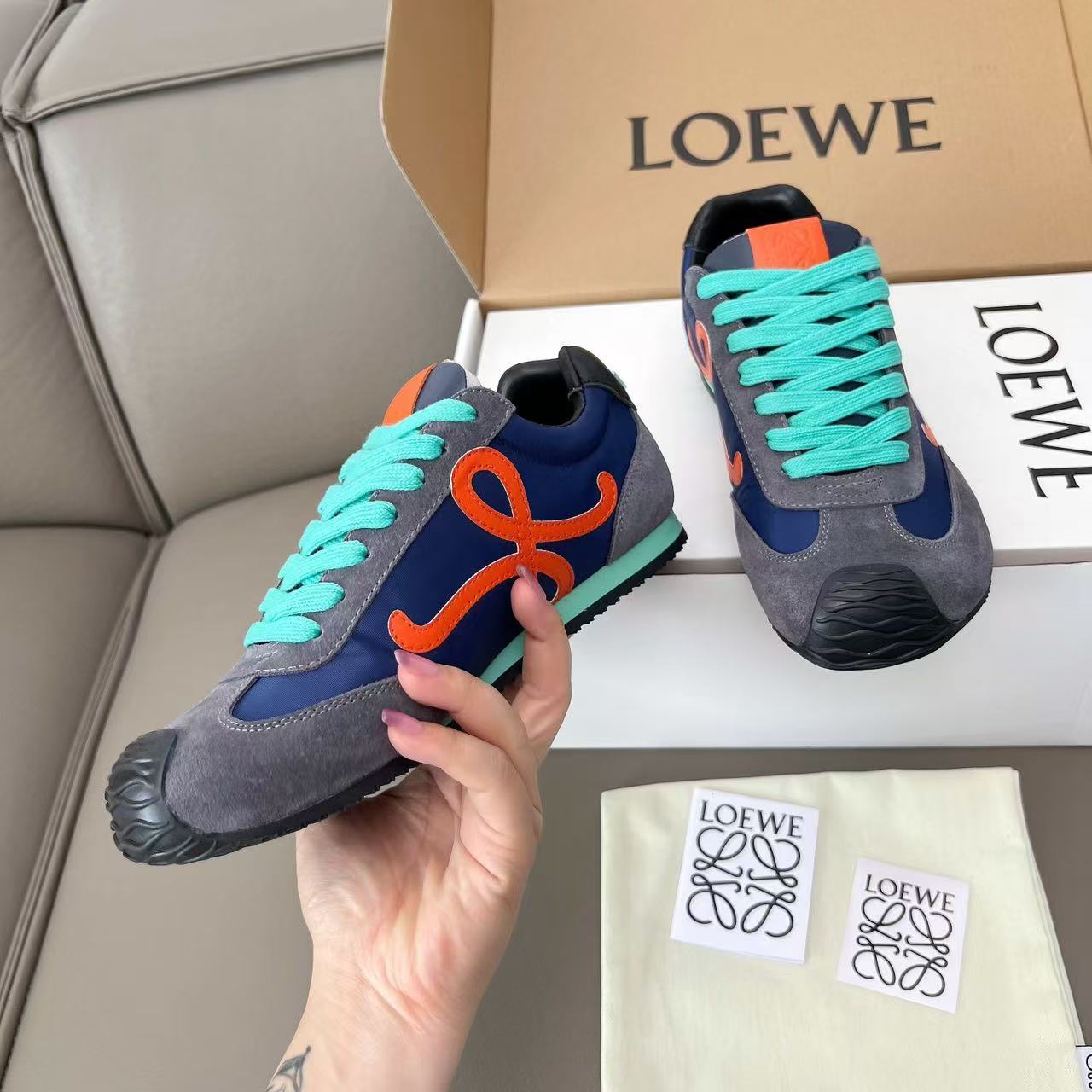 Loewe バレエランナー 2.0（ナイロン&カーフ）