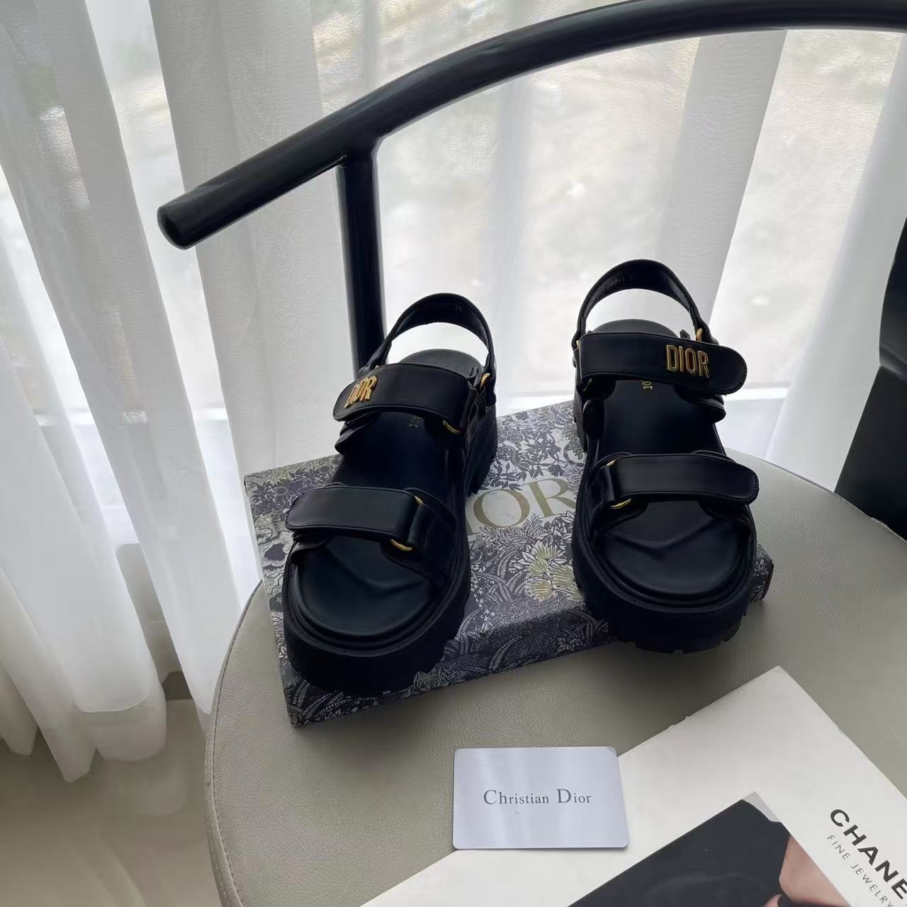 Dioract サンダル ラムスキン