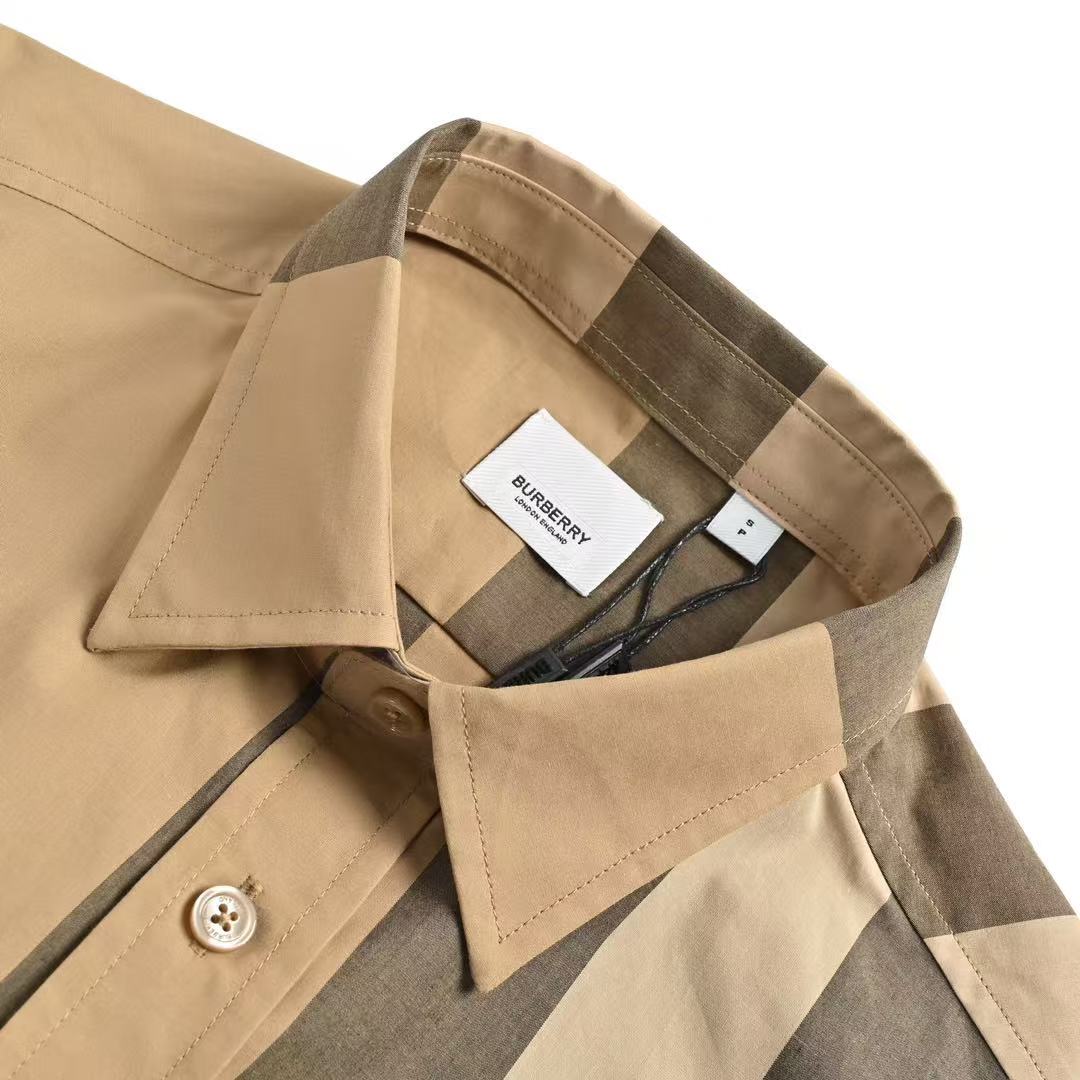 Burberry チェック コットンシャツ