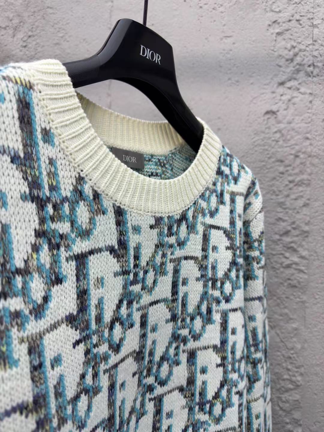 DIOR セーター ディオール オブリーク バージンウール ジャカード