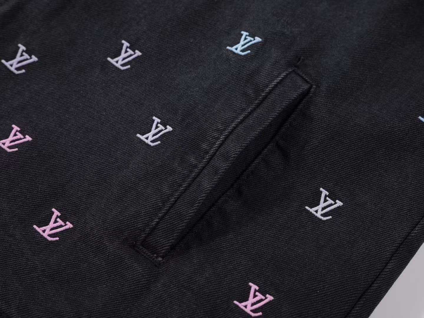 LV ブラゾン グラディエントエンブロイダリーデニム コーチジャケット