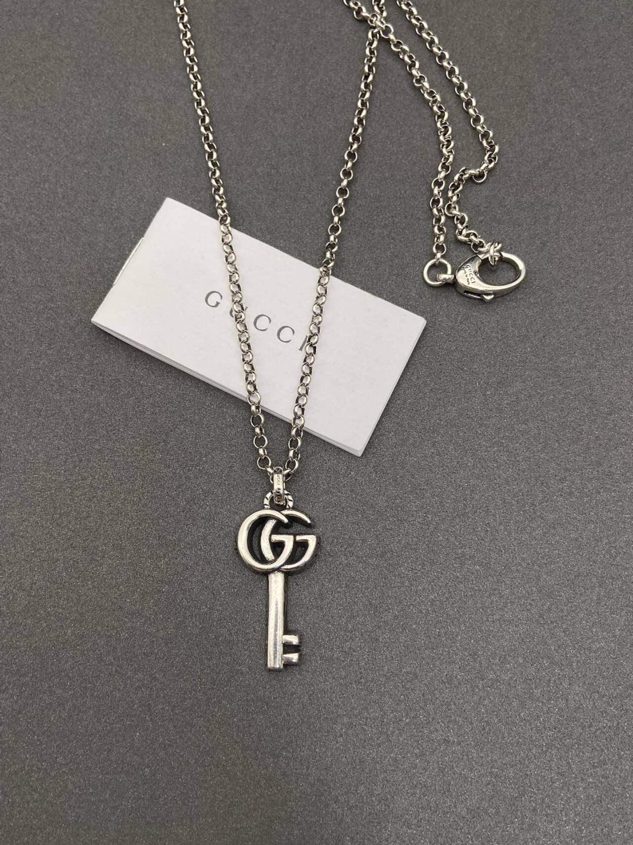 ダブルG キーペンダント ネックレス