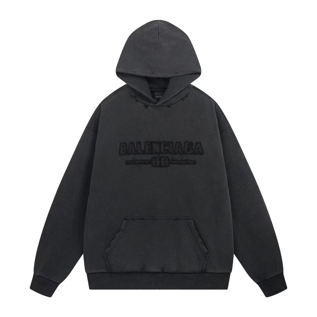 Balenciaga ブラック の メンズ NEW YEAR SERIES 25 - HOODIE ラージフィット